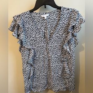 maison d'amelie short sleeve blouse
